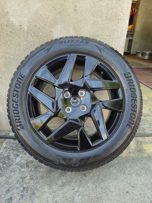 4 ROTI Jante + Anvelope IARNA - 4x108 17'' 215/60/17 - OEM Opel Mokka Peugeot 2008 Citroen DS - CA UNELE NOI DOT 2022 !