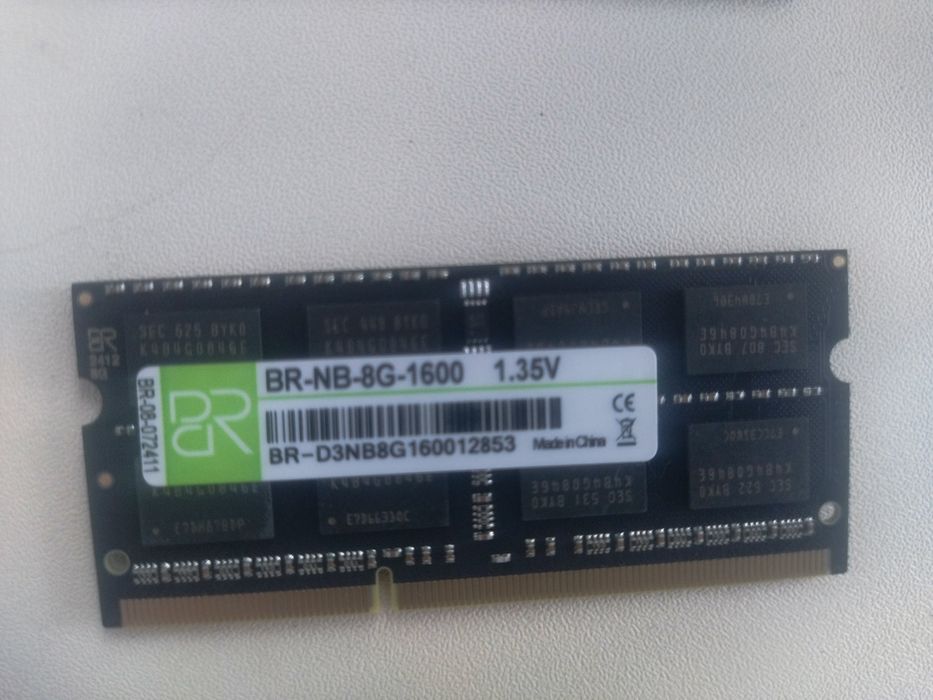 ОЗУ 8+8 Гб  ddr3