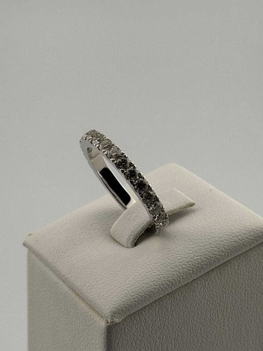 Кольцо-дорожка с бриллиантами 1.08 ct
