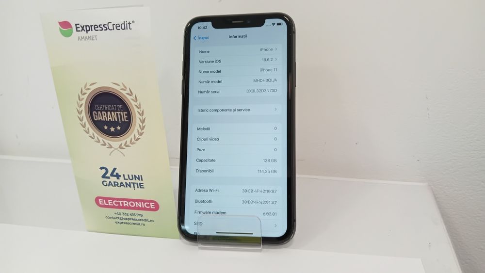 Iphone 11 128Gb (AG20 Dancu b 30150) Garanție 2 ani