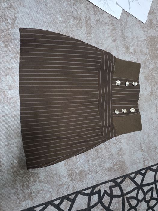 Мини юбка в полоскк