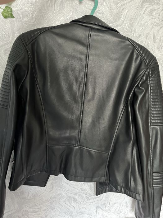 Кожаная куртка, экокожа, S