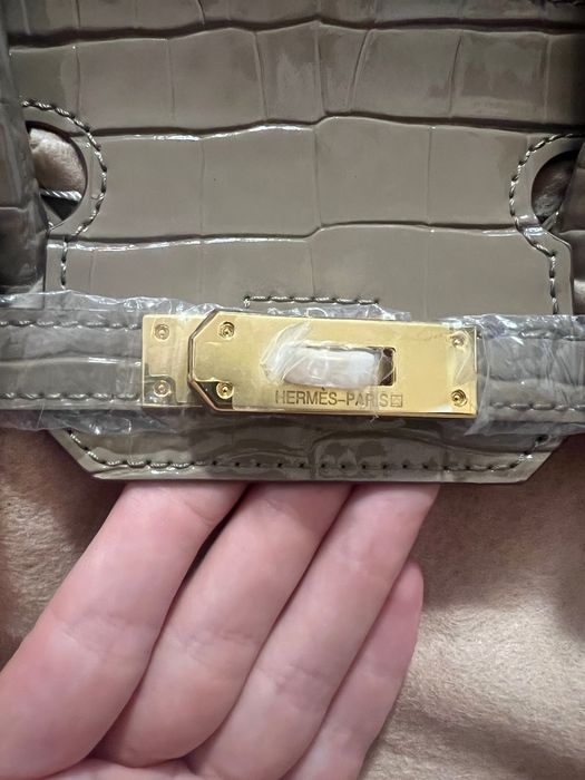 Бежова чанта hermes