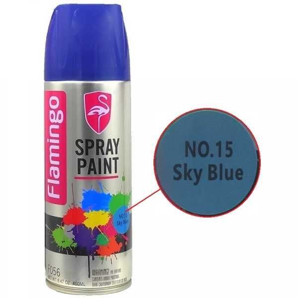 Спрей боя за всякакви повърхности 9 цвята 450 ml.