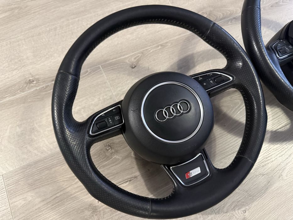 Волан с еърбег Audi A3 / A4 / A5 / A6 / A7 / Q3 / Q5 / Q7 S-line Ауди А4 А5 А6 А7 с пера и без пера