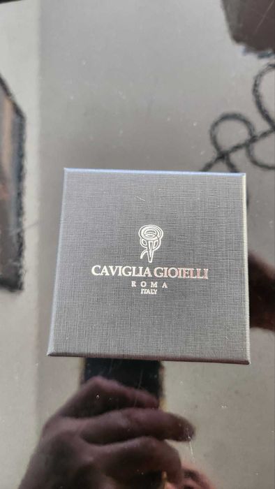 Кръст - 14 карата розово злато с диаманти