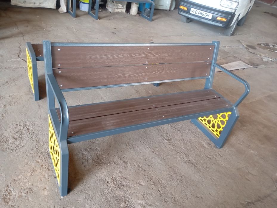 Скамейки  по оптовым ценам. Из современного материала ДПК