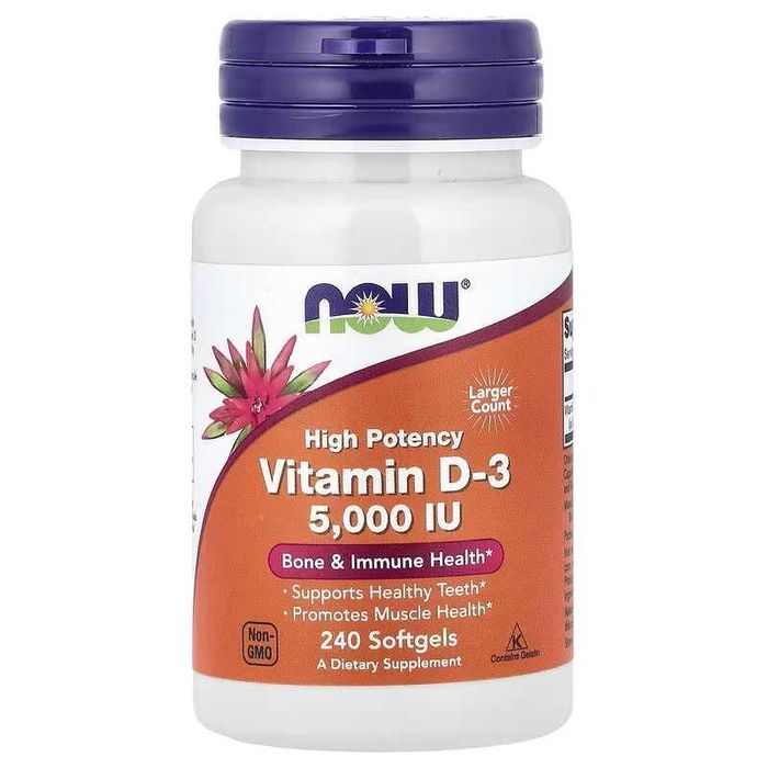 NOW Foods D3 Д3 D-3 Д-3 2000 МЕ 5000 МЕ 10000 МЕ 50000 МЕ