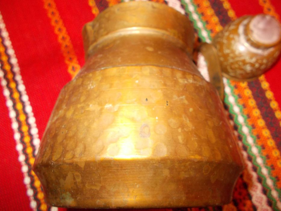 Медна каничка за вино/кафе  с чаша