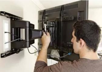 Установка Телевизоров Монтаж кранштейн