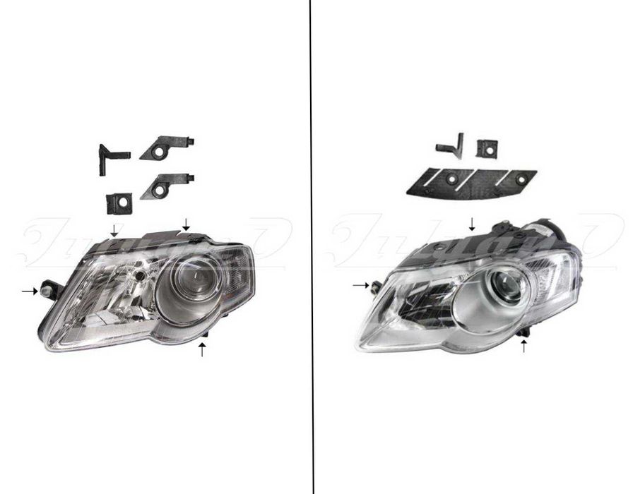 Щипки за закрепване на фар за VW PASSAT B6 (05-10)