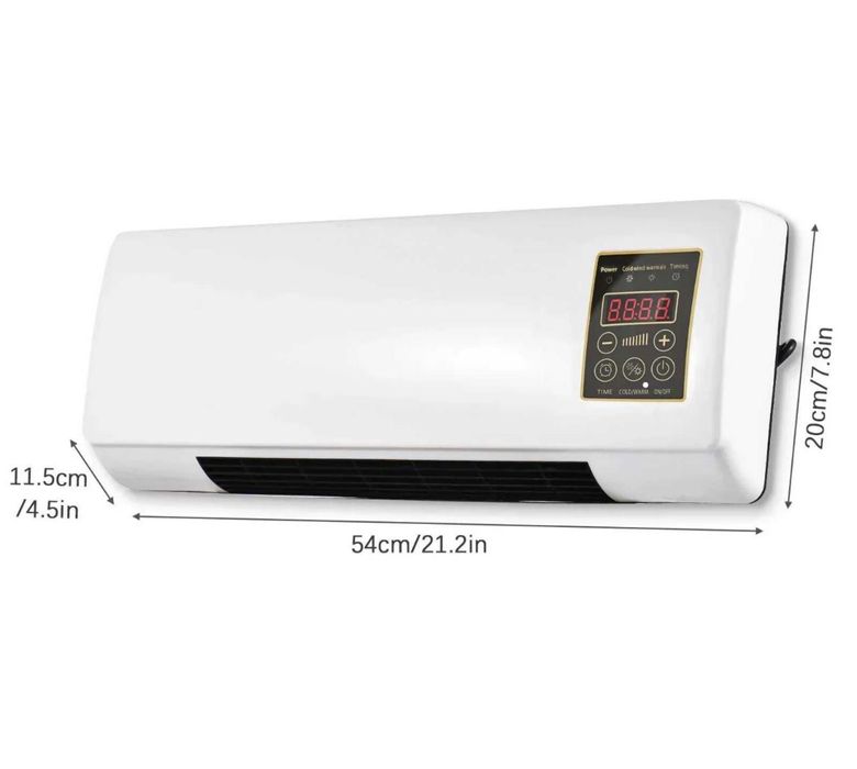 Aeroterma cu ventilator Rece/Cald  16-40 grade 1800W telecomanda