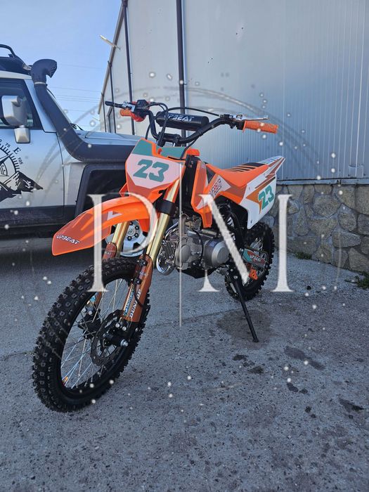 Кросов мотор 125 кубика. Ендуро 125кк, нов, в кашон