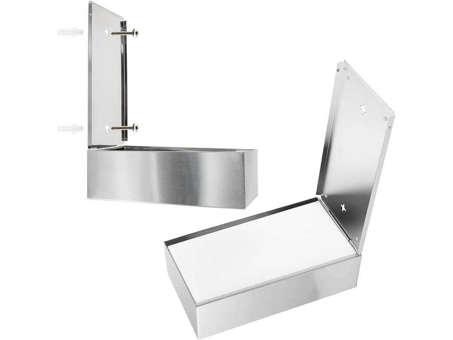 НОВА! Кутия за козметични кърпи салфетки неръждаема стомана