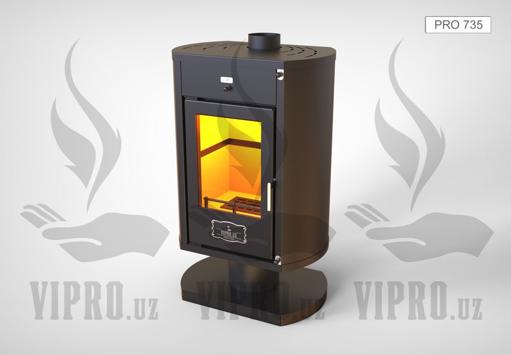 Печь-камин "PRO-735",камин,печь,каминная топка,отопление,обогрев