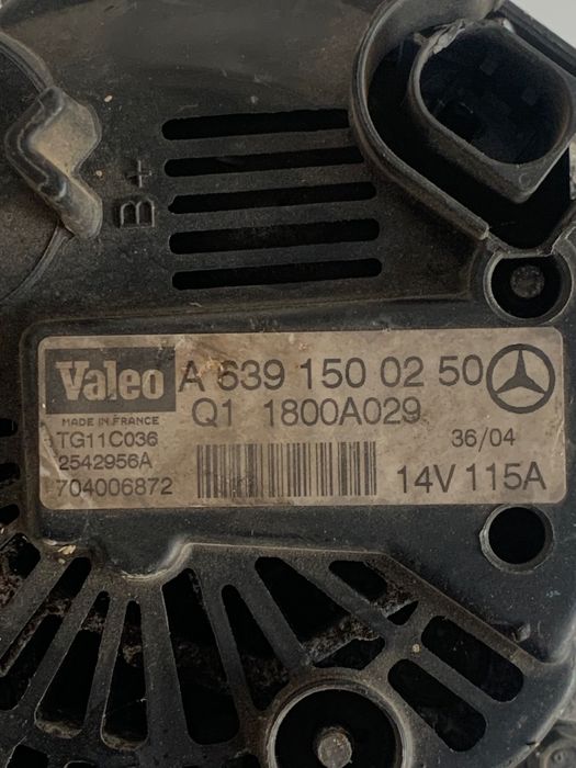 Alternator Mitsubishi Colt Vi Z3_A, Z2_A 2002 - 2012 1.5Cdi A63915002