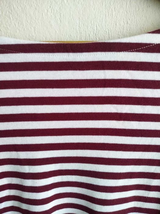 Блуза на винен десен с гръб тип балерина на марка GAP