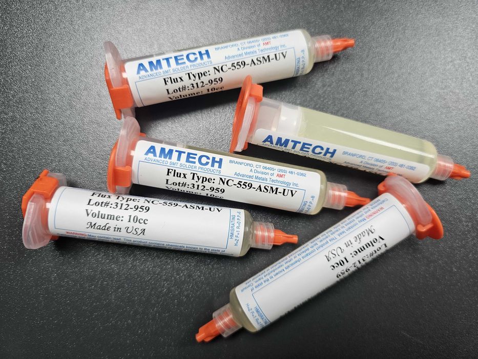 AMTECH NC-559-ASM Паста за запояване ребол на BGA SMD чипове флюс flux