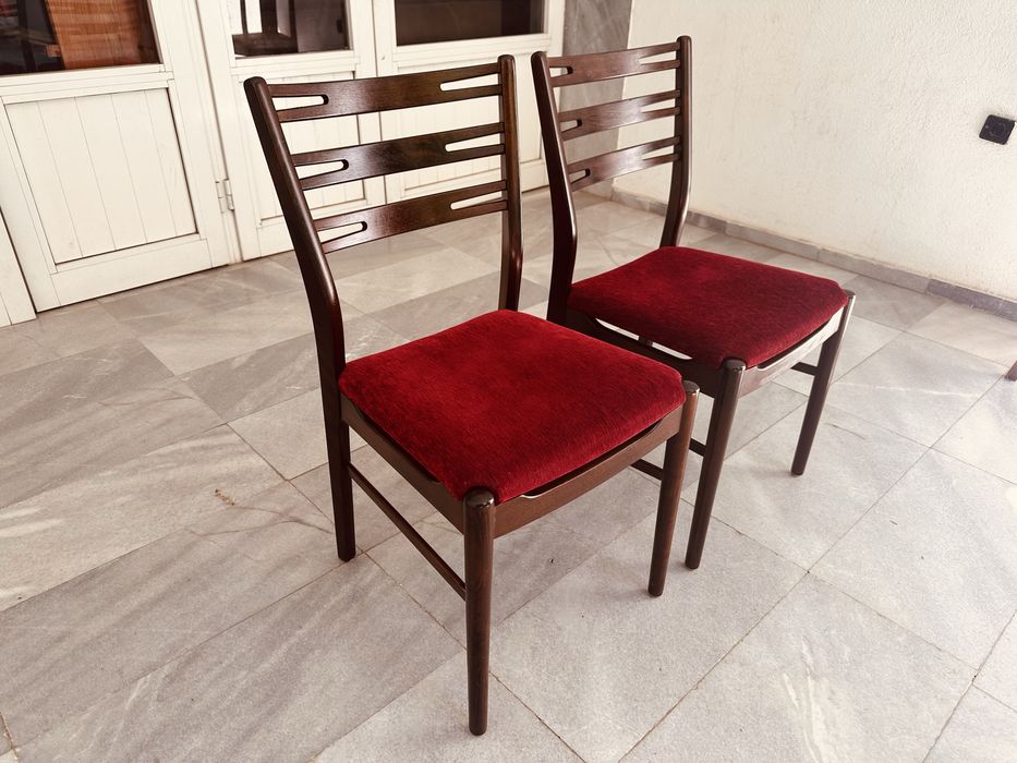 Шведски винтидж трапезни столове Mid Century Modern – 2 бр.