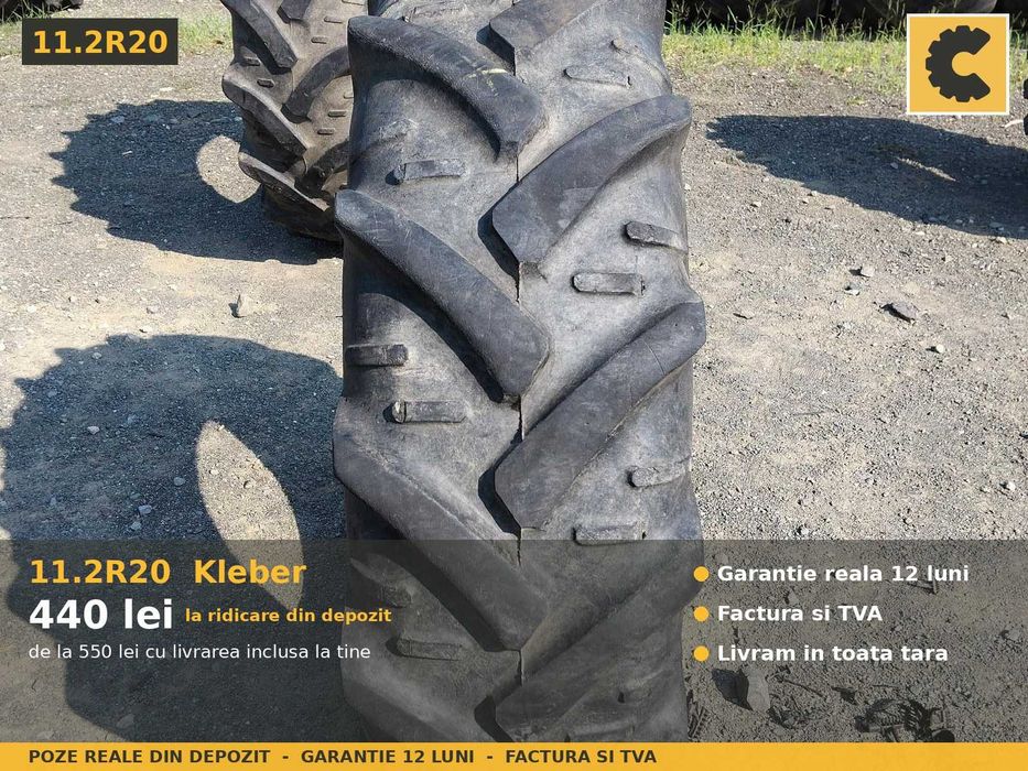 Cauciucuri 11.2R20 280/85R20 Kleber Anvelope Tractor Fata SH TVA