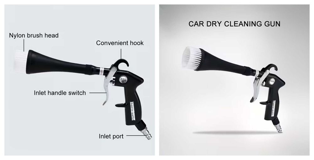 Пневматичен пистолет за сухо почистване Tornador PRO - EU стандарт