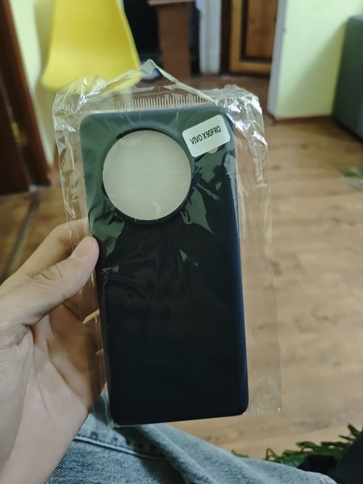 Чехол vivo x90 pro серого цвета