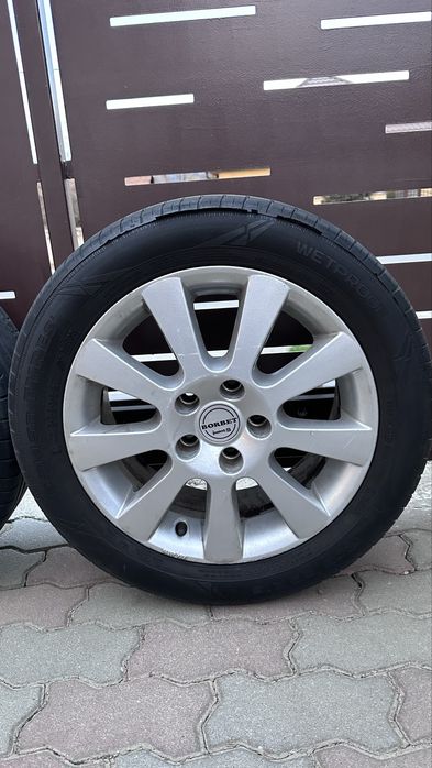Vand set 4 jante + anvelope vara Nokian, roti R16 VW Golf 5, 5x112