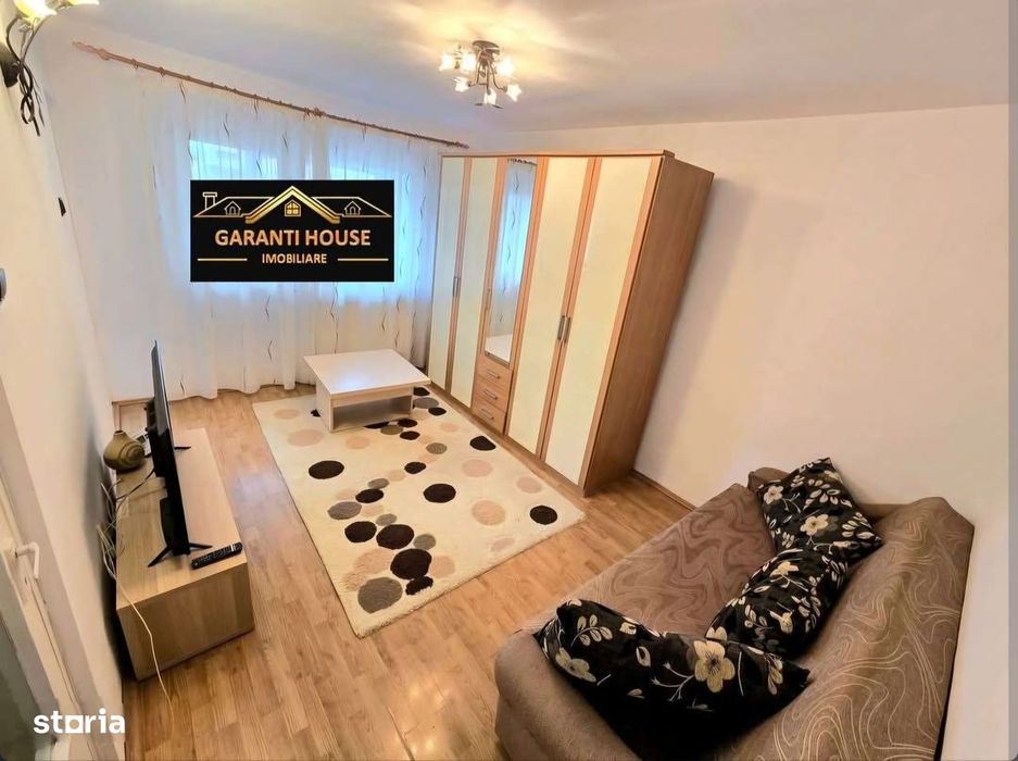 Oituz, etaj intermediar, garsoniera mobilata si utilata, 200€/Luna