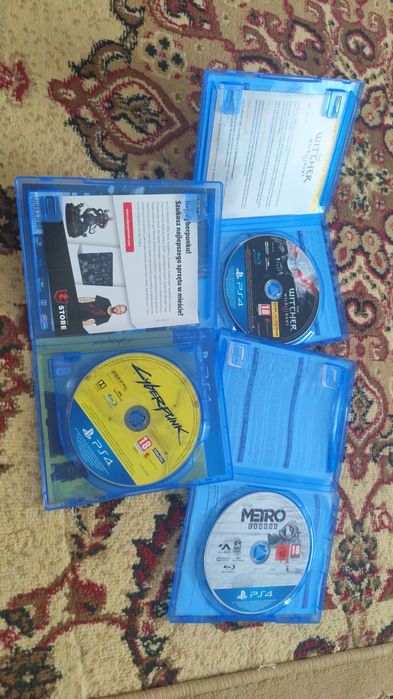 Игровые диски на PS4