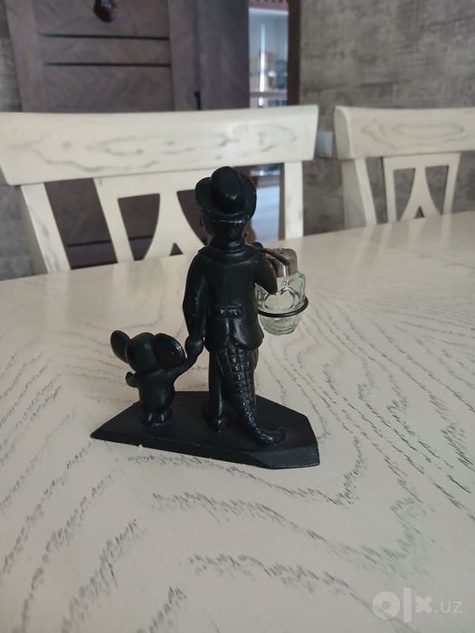 Статуэтка соломкой Чебурашка Гена