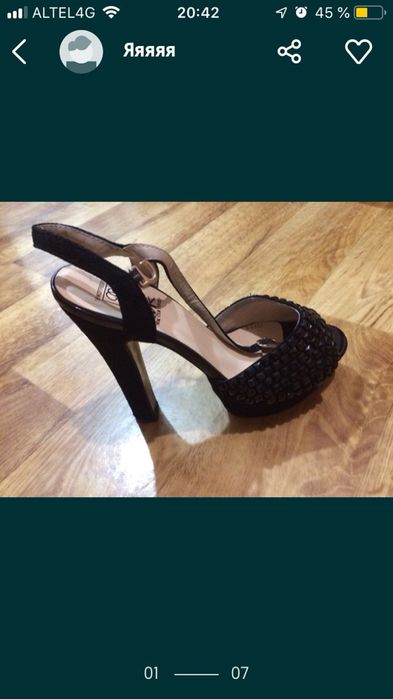 Босоножки 38 размера