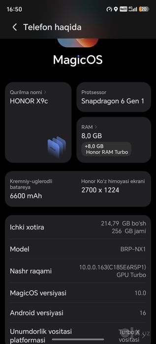 Xonor X9c telefon