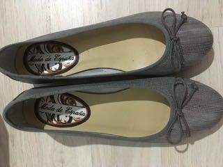 Pantofi plus balerini piele naturala