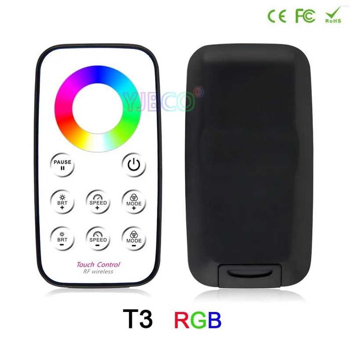 Controller dimabil de perete cu knob K3, pentru bandă LED RGB