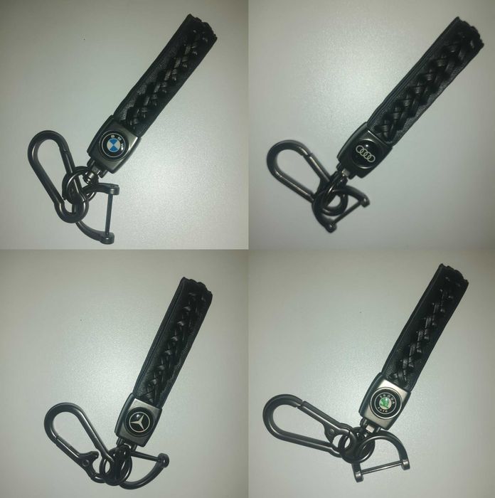 Кожени Авто Ключодържатели Mercedes Audi BMW Skoda Toyota Volkswagen