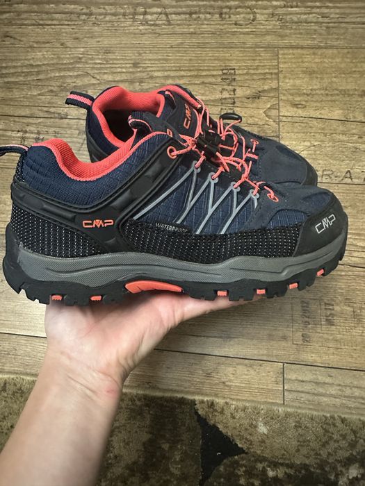 CMP incaltaminte de trekking pentru copii,marime 36,Antracite-Red Fluo