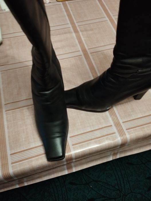 Австрийские кожаные сапоги из натуральной кожи.