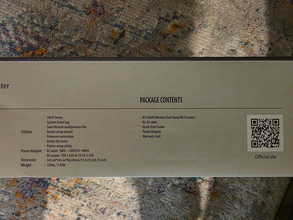 Router performant RT-AX89X