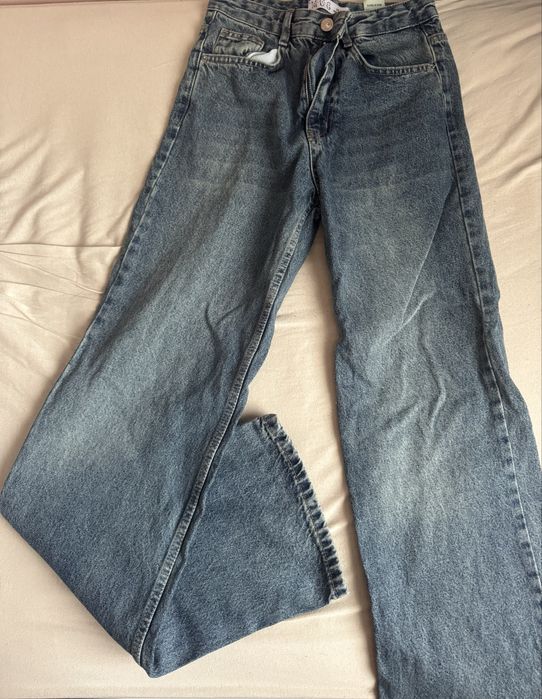 Дънки-wide leg XS