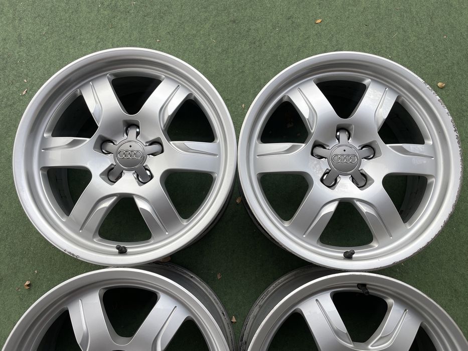 4бр. Отлични 17” Оригинални Джанти 5х112 за -AUDI- 7,5Jx17H2, ET28