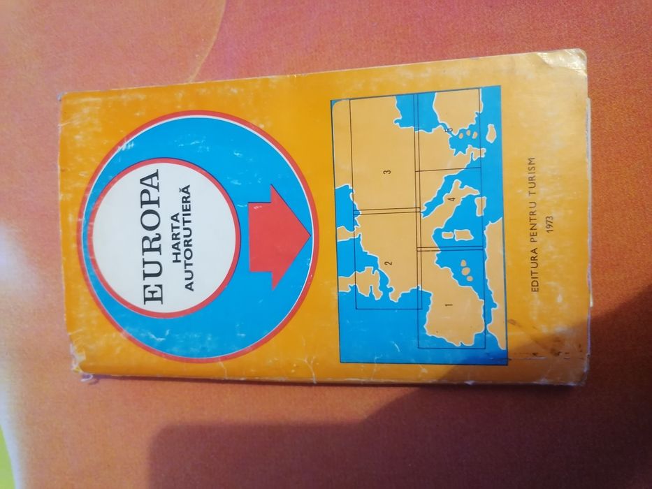 Harta Europei1973