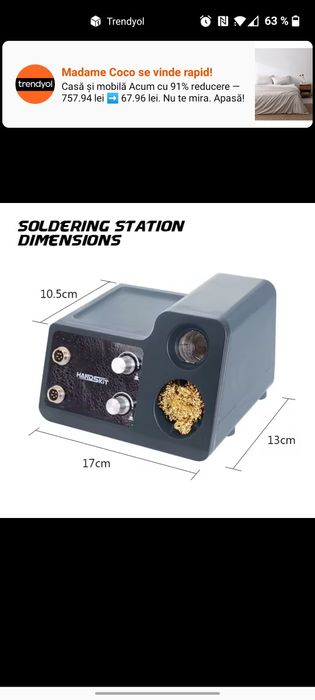 Statie de lipit profesionala dubla