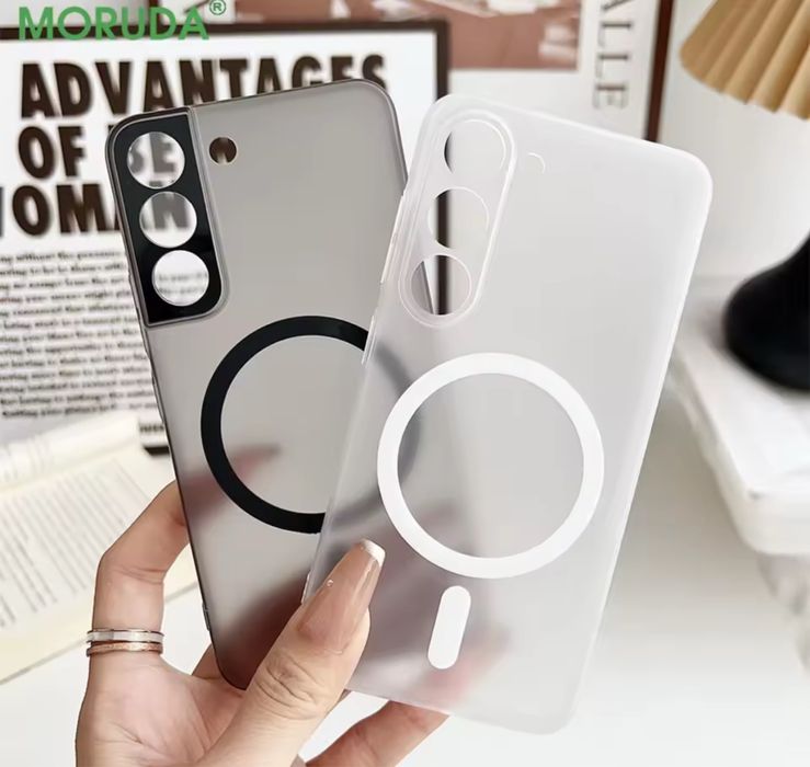 Samsung S25/PLUS/ULTRA/S24/S24 PLUS Husa Folie Magsafe Hard Super Slim