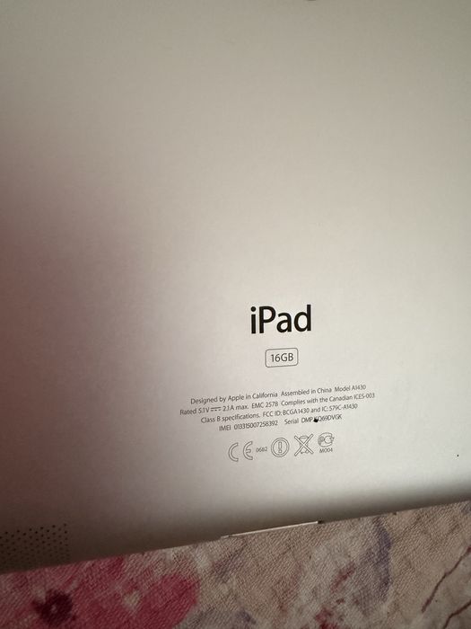 iPad 16 GB. В отличном состоянии .