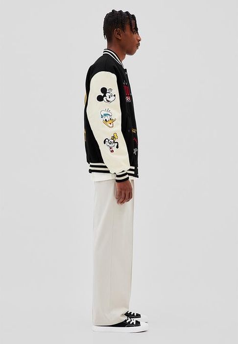 Disney 100 X H&M Varsity Jacket бруталното бомбър/колежанско яке L-XL