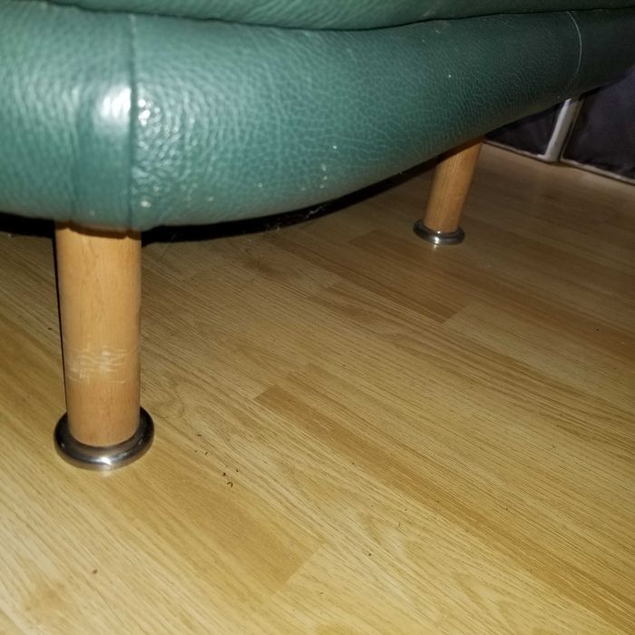 Canapea/Colțar Himolla din piele verde  | Fabricată în Germania