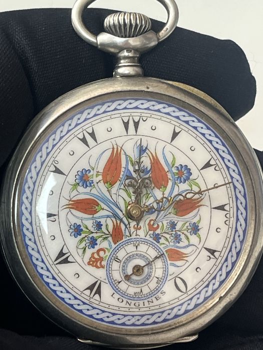 Джобен часовник Longines 1916-1917г. – сребро 0.800