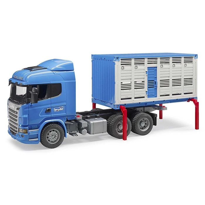 Camion mare Scania, Bruder 52cm, superb