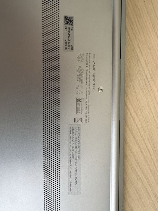 Laptop asus zenbook