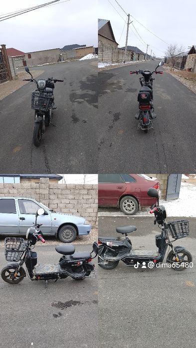 Электроскутер двойх 80к